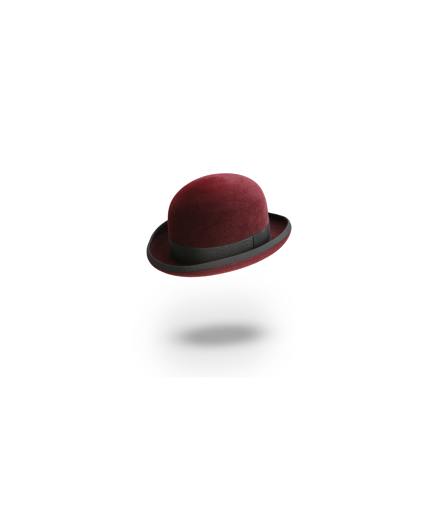 Chapeau Melon bordeaux