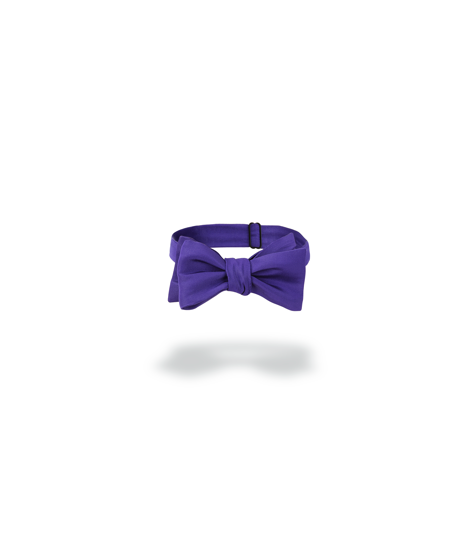 Noeud papillon en taffetas violet