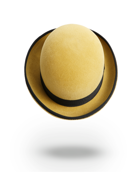 Chapeau Melon jaune