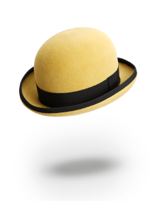 Chapeau Melon jaune